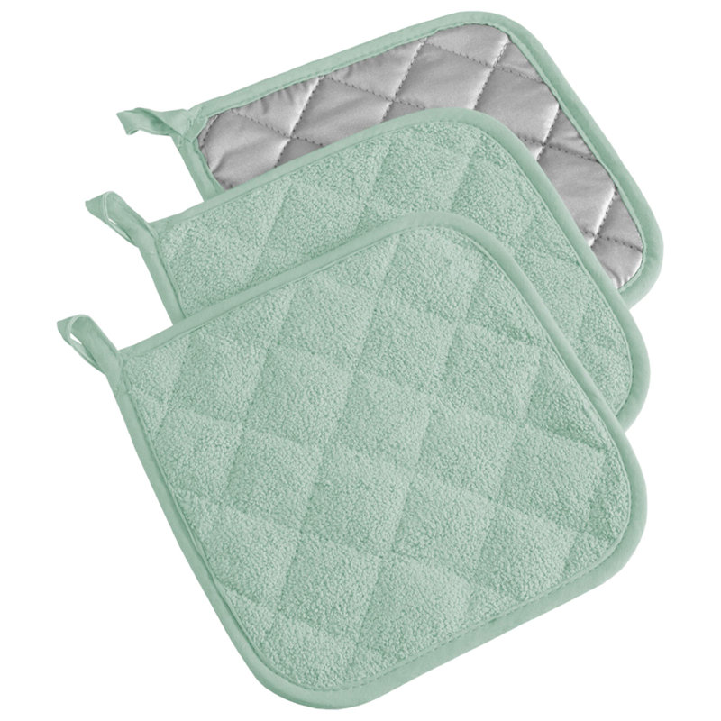 Ensemble de porte-casseroles 3 pièces Damontray, Menthe