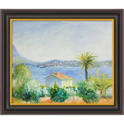 "Tamaris" par Pierre-Auguste Renoir, reproduction d’art sur toile encadrée
