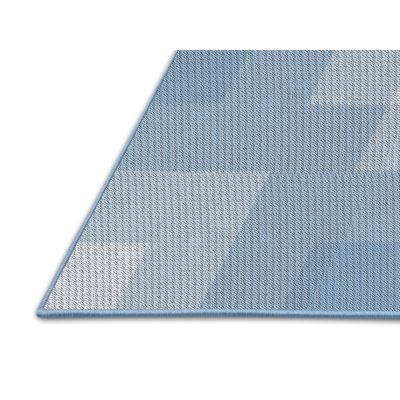 Geometric Indoor Rug, Rectangle 5' x 7'