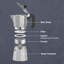 VonShef Stovetop Espresso Maker-34187843-34187846
