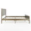 Lit plateforme en bois avec tête de lit et pied de lit Martha Stewart Corbin-97967490-97967489
