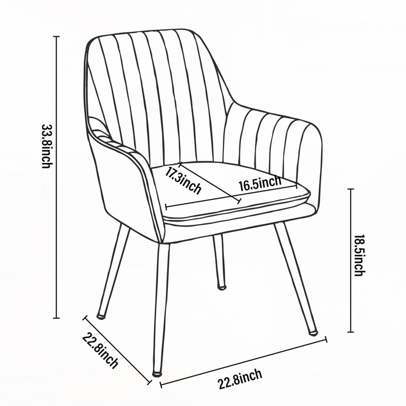 Chaises d'appoint avec pieds en métal, Gris