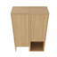 Armoire murale 24 po avec porte à fermeture en douceur, 1 porte-serviettes et 1 rangement ouvert pour petite salle de bain, bureau, salle de rangement