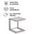 Harleen Square Metal Outdoor Side Table-1201241038-1201241033