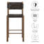 Ensemble de 2 tabourets de comptoir d'extérieur en rotin et aluminium Parkland-105239527-105239528