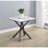 Newport Mirage White End Table