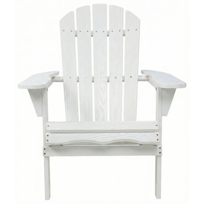 Wood Lounge Patio Chair for Garden Outdoor Wooden Folding Embossed Adirondack Chair Solid Wood Lounge Patio Chair