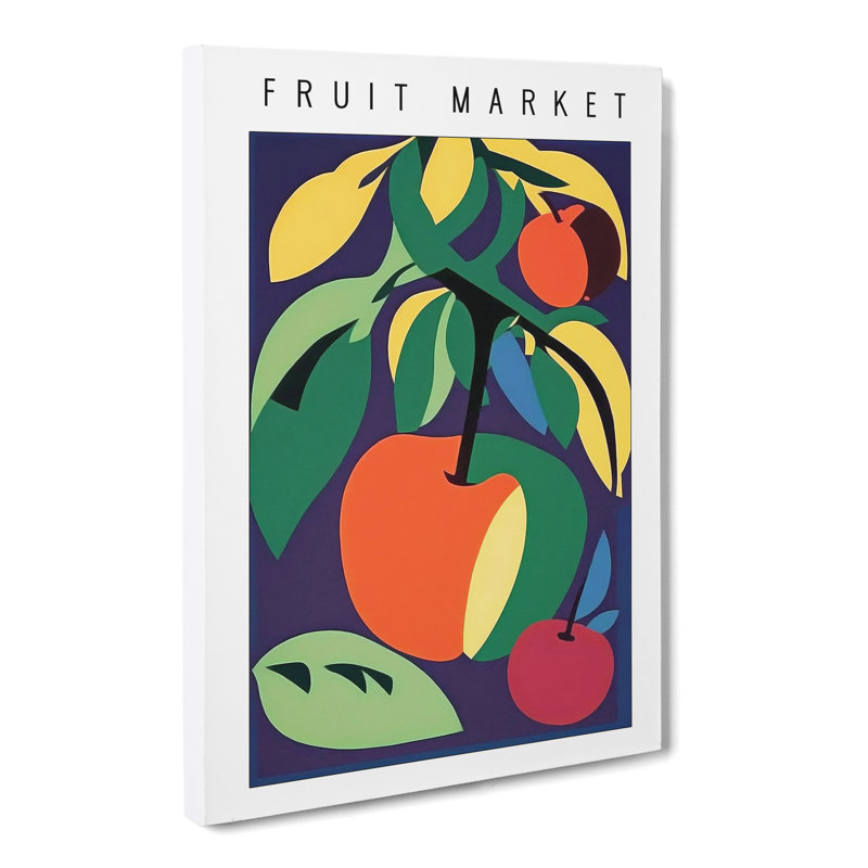 Apple Fruit Market Exhibition Vol.6 - Wrapped Canvas, 60cm H x 40cm W x 3cm D