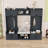 Wood Hall Tree with Shoe Bench, 7 Hooks, 4 Drawers and 2 Cabinets-283354093
