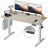 55'' Electric Standing Desk with Cable Management System-1786055953