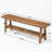 55" Farmhouse Dining Bench