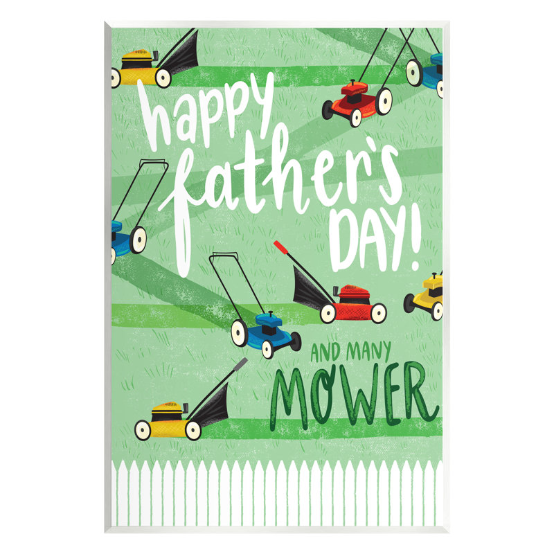 «Happy Father's Day» par Arrolynn Weiderhold, H 19 po x l 13 po x P 0,5 po, Mdf