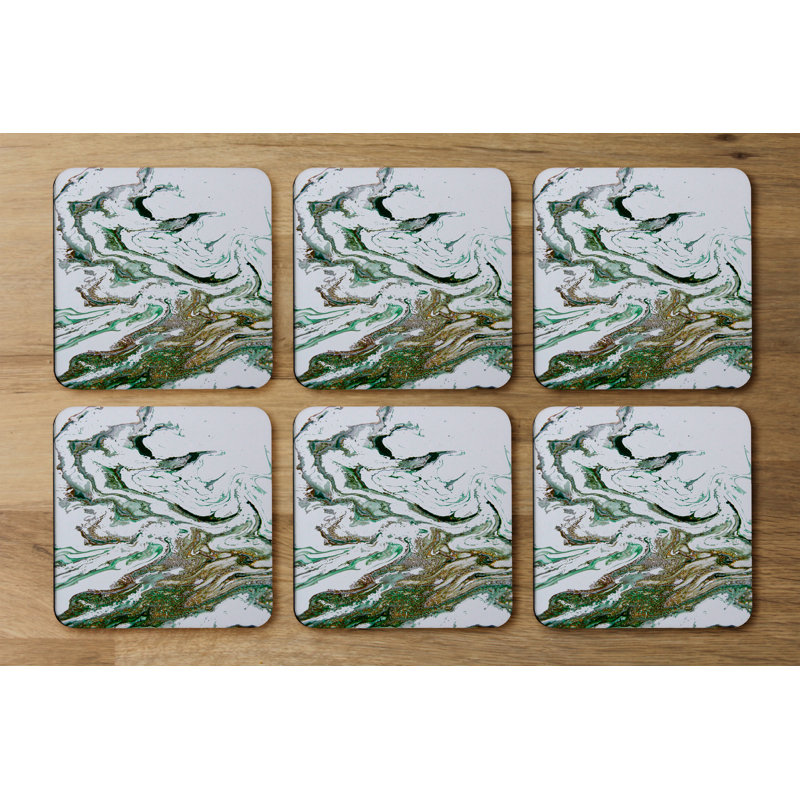 Square 6 Piece Coaster Set