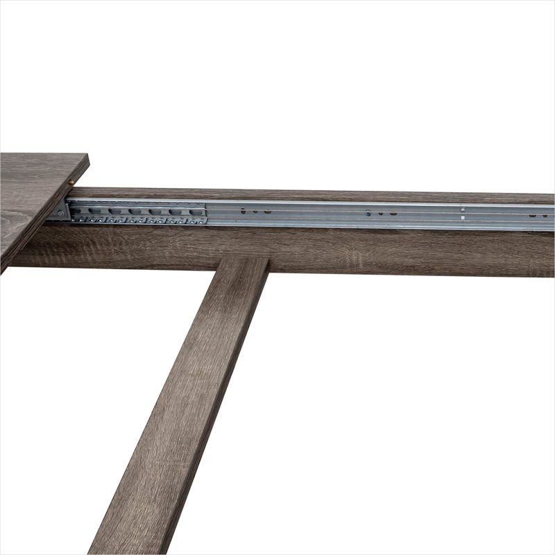 Table de salle à manger, grande table de cuisine extensible de 106,3 po