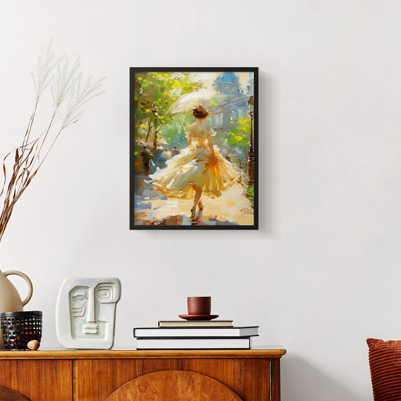 WOMEN-CCxx - Reproduction d'art encadrée de qualité supérieure - prête à être accrochée, H 14 po x l 8 po