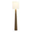 Lampe sur pied solaire Woonari marron