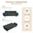 Linen-Upholstered Folding Sofa, Adjustable Recliner-Style Sofa Bed, Suitable For Living Rooms, Apartments, Or Offices-1129783748