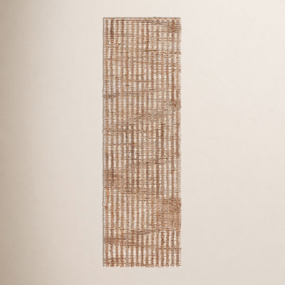 Ellport Hand-Loomed Striped Jute Rug