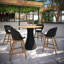 Tulle Outdoor Teak Bar Stool-2107244435