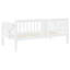 Lit de jour simple blanc avec table rabattable-1300726684
