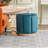 Round Upholstered Ottoman Stool-524746640