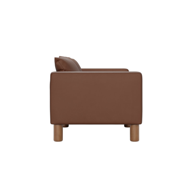 Essential Sofa, Terra Cactus Leather / Cylinder, Cylinder