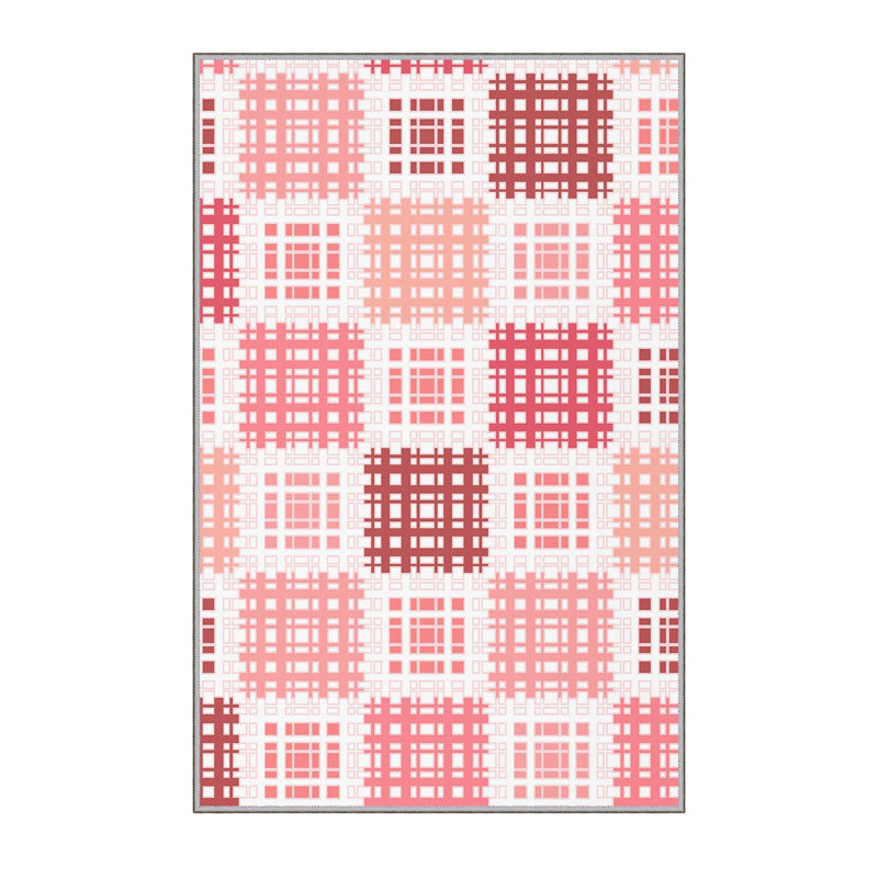Antibacterial Hall Carpet, 3D Digital Printed, 3.3 x 9.8 Feet | 1% Polyester, .3 in Pile Height, PVC Non-Slip Underside | Machine Washable, Durable, Non-Slip Design for Modern Entryways & Living Spaces