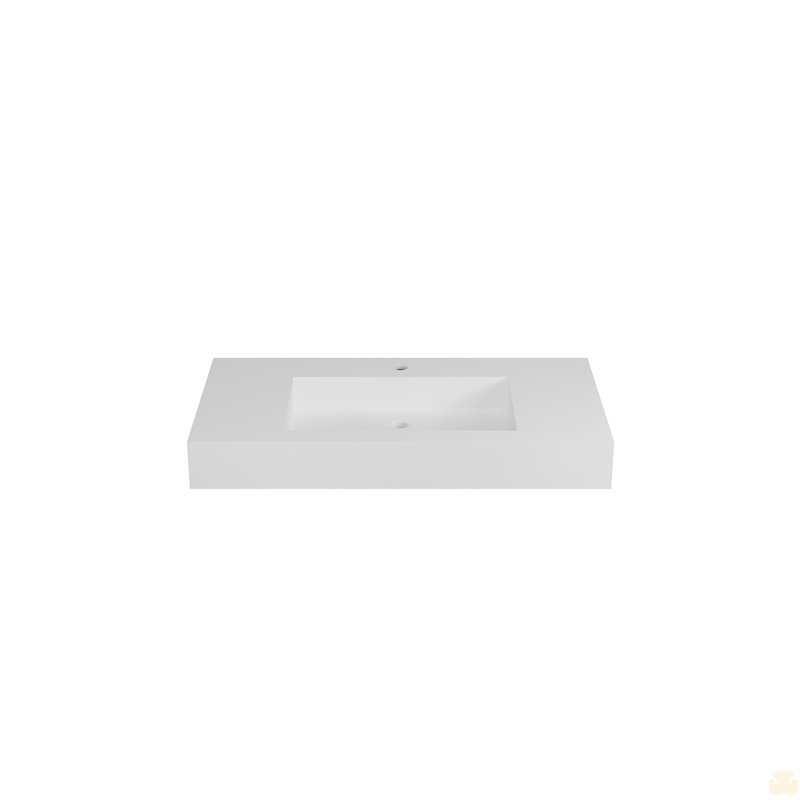 35"Solid Surface Basin