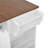 54" Mobile Kitchen Island With Glass Door Storage, Power Outlet & Open Shelves-2012386973