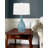 Nastrino 30 in. Blue & White Glass Table Lamp