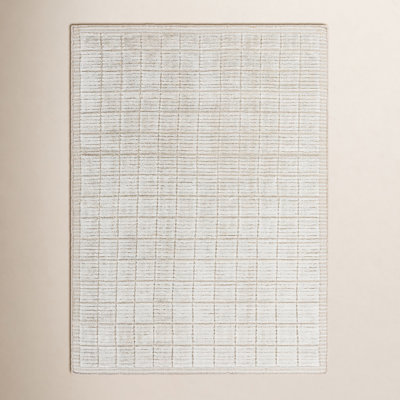 Jacey Hand-Woven Checkered Rug