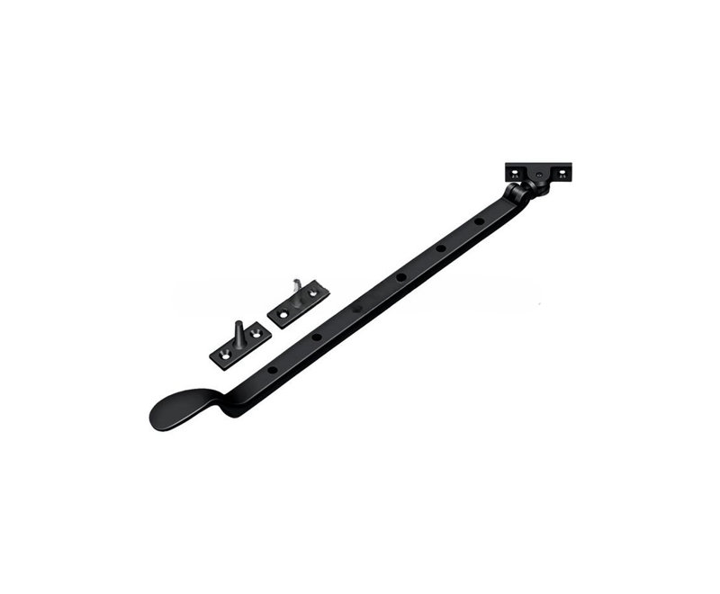 Colonial Casement Stay Adjuster, Black