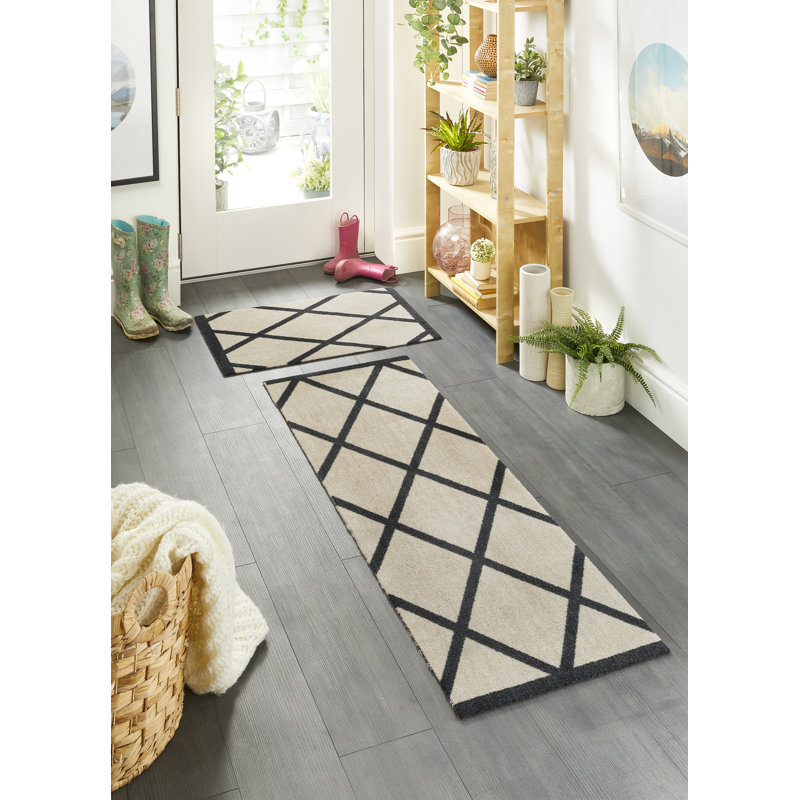 Nylon My Border Geo Indoor Mat, 50cm W x 75cm L