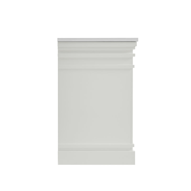 FLW Harmony 36 Wood Sink Vanity, White, 60