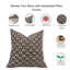 Coussins décoratifs décoratifs en lin de 22 po x 22 po Artisan-97419168