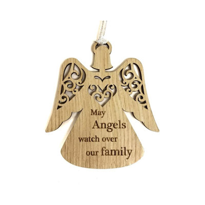 Ornement figurine à suspendre à la famille angel