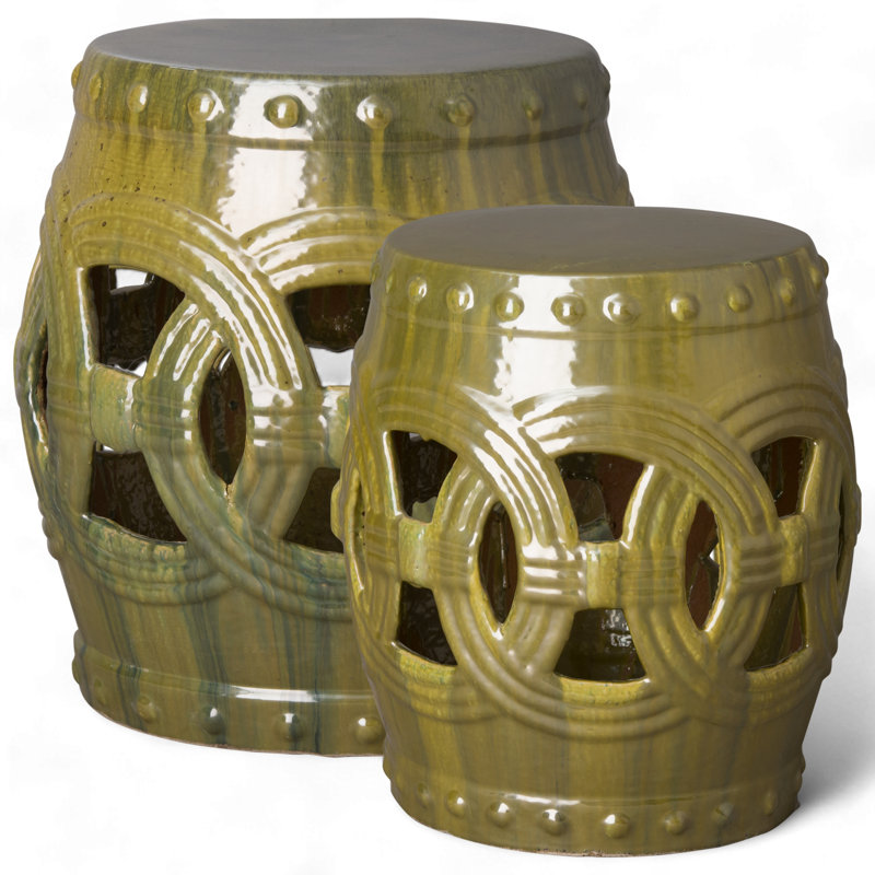 ETERNITY STL/TBL, MARINE BLUE 16X19"H, Tea Green
