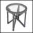 Modern Simple Glass Coffee Table-699901024