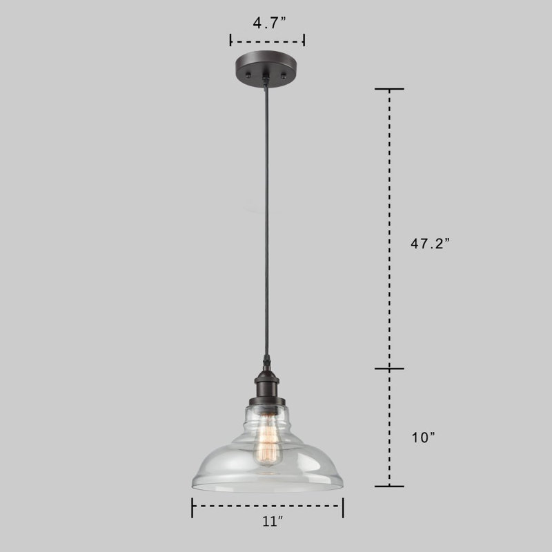 Engler 1 - Light Single Pendant, Oil Rubbed Bronze
