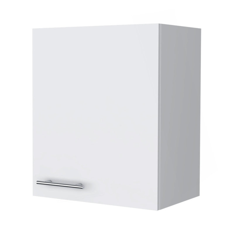 Armoire murale blanche 1 porte, Blanc