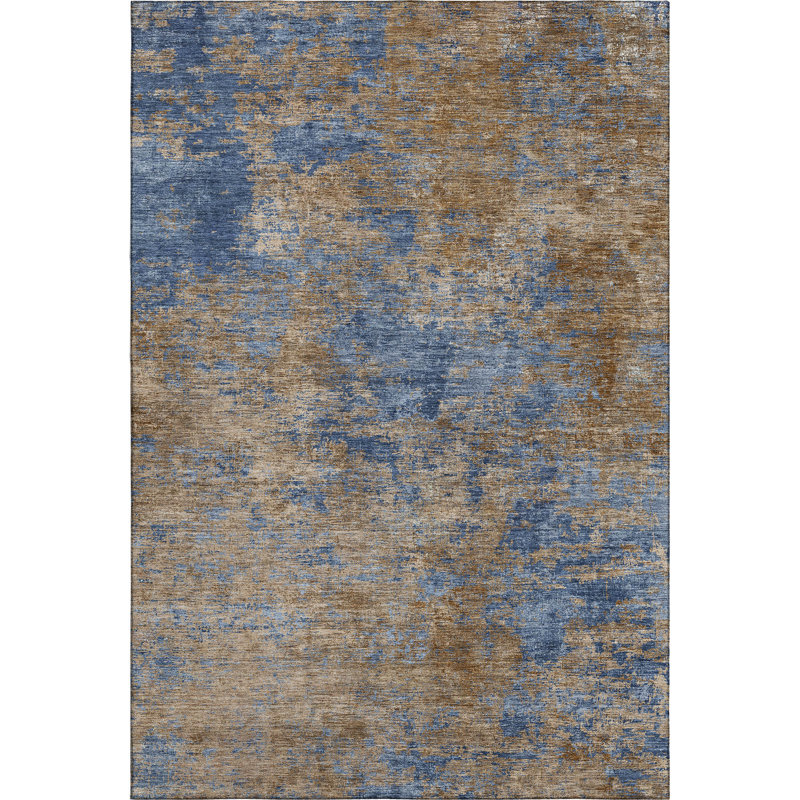 Premium Machine Washable Alexa AMF1093 Abstract Rug, Rectangle 2 pi 6 po x 3 pi 10 po