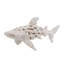 Coral Look Shark  19.5" x 7.5" x 7.5"  White