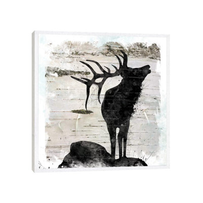 Birchbark Elk by Carol Robinson - Painting on Canvas
