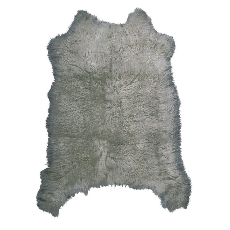 Tapis argenté fait à la main Gorvel