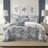 Dolce  Blue Fog Cotton Duvet Cover Set  8 Piece-109897491