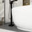 59" White Acrylic Freestanding Bathtub