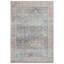 Tapis traditionnel lavable antidérapant bleu océan / brique-1109253311