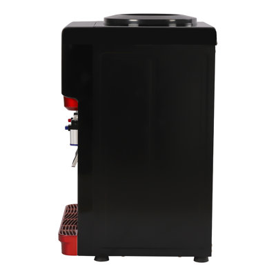 Freestanding Bottom Loading Electric Water with Cooler Hot and Cold Temperature Options in Black