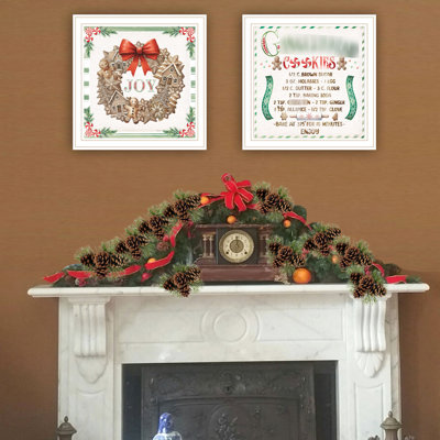 Elegant 2 Wall Art. Home Decor. Multicolor Wood+Paper, 14In Depth, 1In Width Enchanting Living Room & Bedroom. 4In Height, Depth