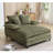 Corduroy Oversized Lounge Chaise Sofa Bed-1007242304-1037587822